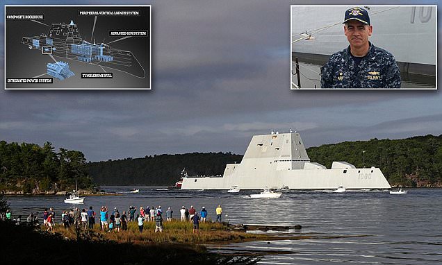 Kapal Perusak Tercanggih AS, USS Zumwalt Bernilai Rp5,5 Triliun